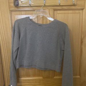 Cropped Grey Sweatshirt